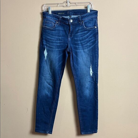 Kut from the Kloth Size 6 Catherine Slouchy Boyfriend Distressed Jeans - Picture 1 of 4
